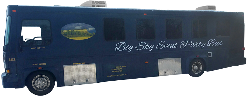 Big Sky Event Billings Party Bus